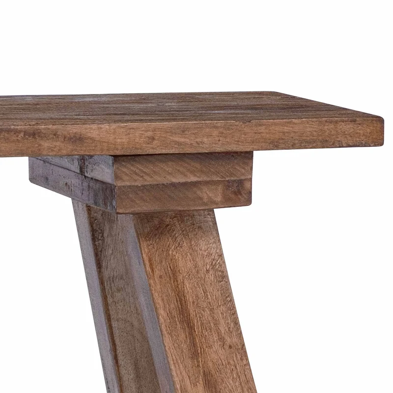 Bench Natural 92 x 23.5 x 45.5 cm Solid Mahogany wood