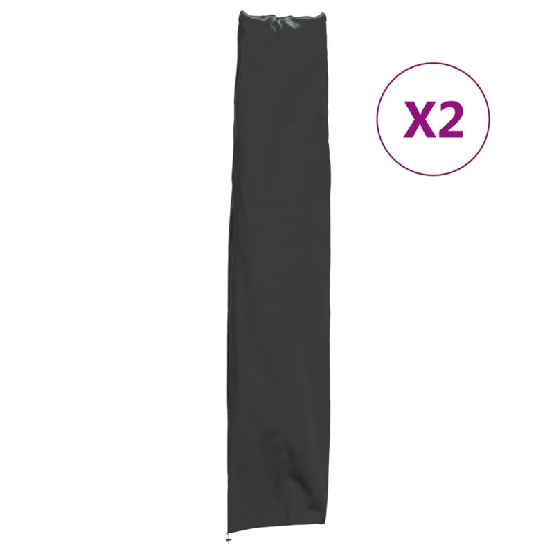 Garden Umbrella Covers 2 pcs 136x25/23,5 cm 420D Oxford Fabric