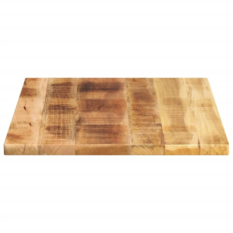 Table Top 90x70x2,5 cm Rectangular Solid Wood Rough Mango