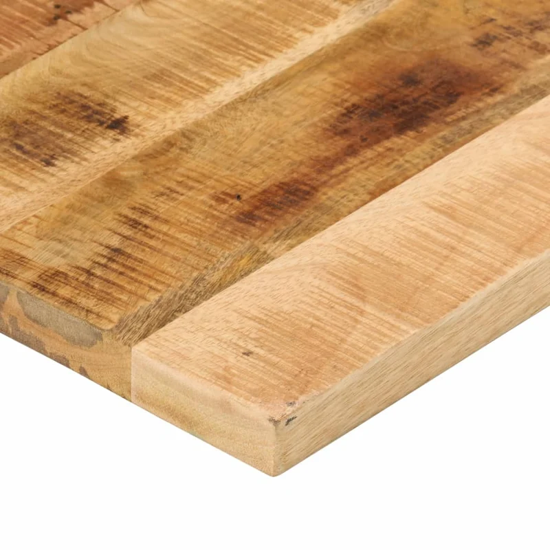 Table Top 90x70x2,5 cm Rectangular Solid Wood Rough Mango