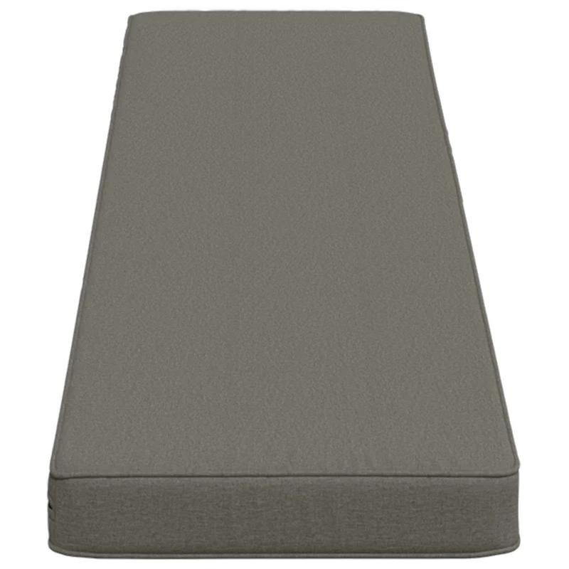 2-Piece Bench Cushions VUGHT 2 pcs 100% Polyester Grey