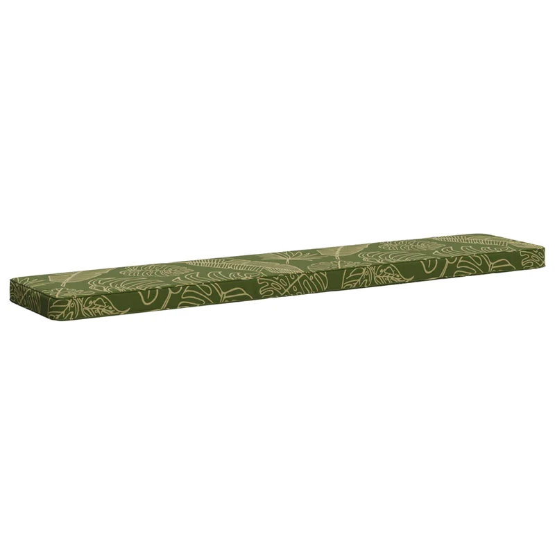 2-Piece Bench Cushions VUGHT 2 pcs 100% Polyester Leaf Design