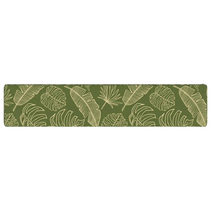 2-Piece Bench Cushions VUGHT 2 pcs 100% Polyester Leaf Design