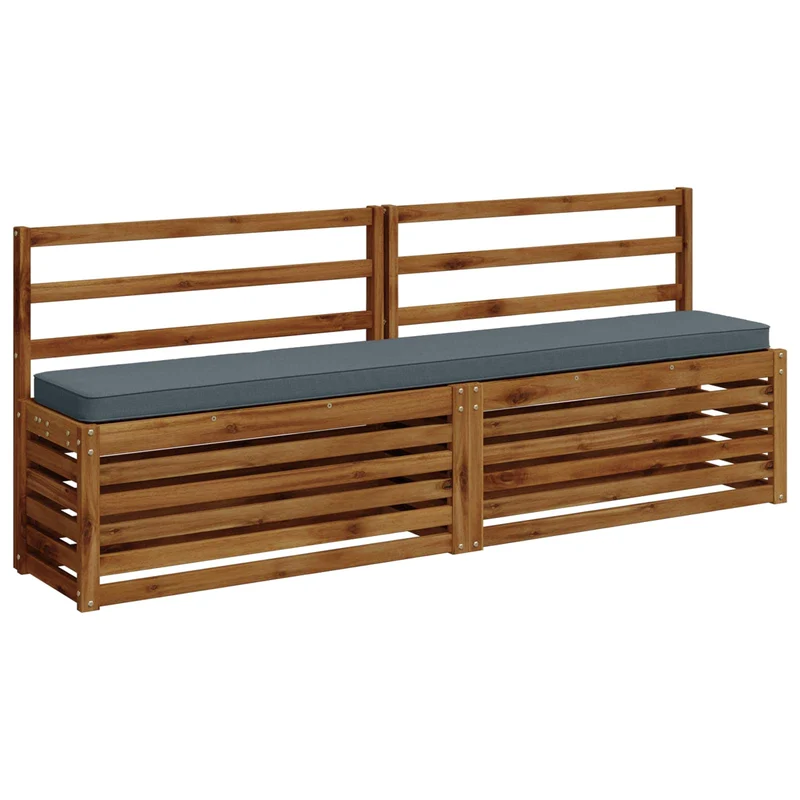 1-Piece Bench Cushion VUGHT 100% Polyester Blue 170 x 30 x 5 cm