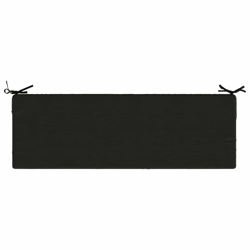 Back Cushion SOEST 100% Polyester Black 120 x 40 x 10 cm