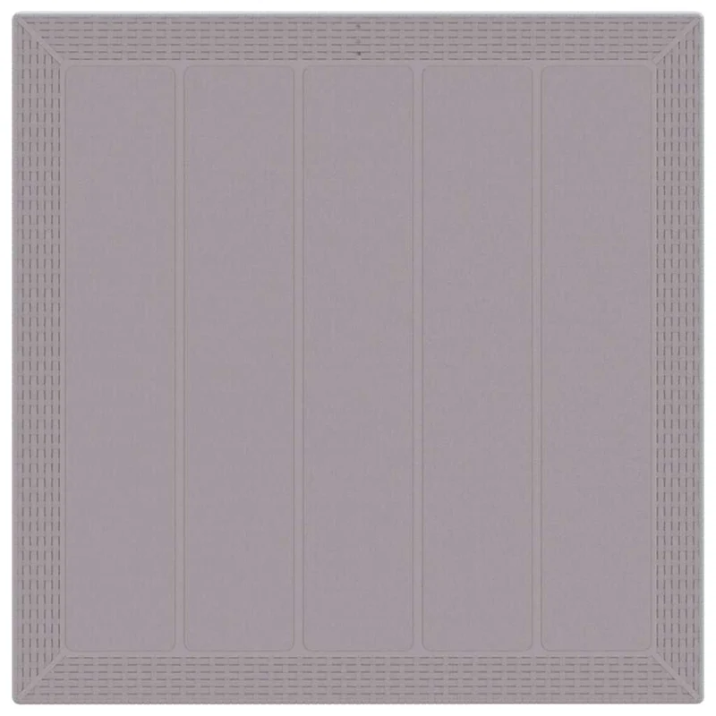 Garden Dining Set 5 pcs Light Grey Polypropylene
