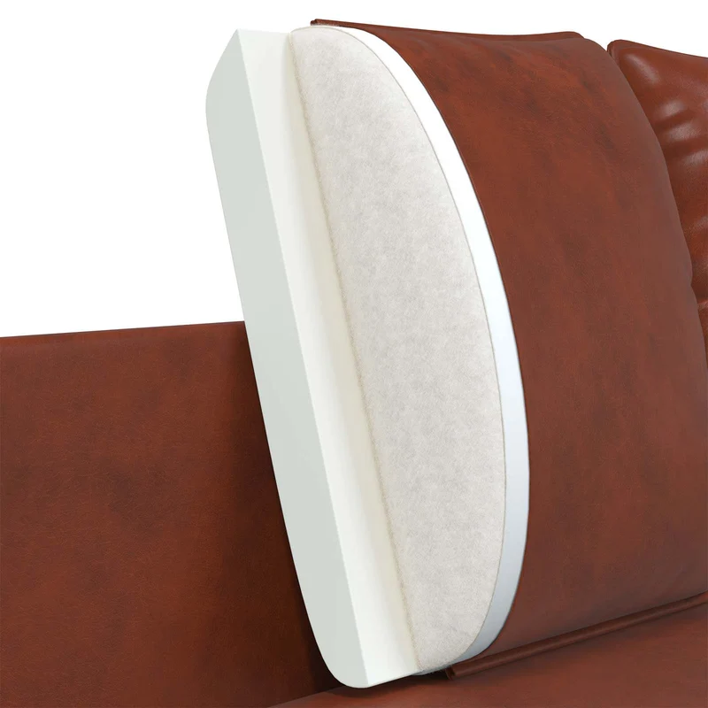 2-Seater Sofa Shiny Brown 188 x 81 x 89 cm Faux Leather