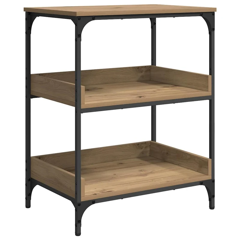 Kitchen Trolley Artisan Oak 60 x 41 x 80.5 cm Engineered Wood