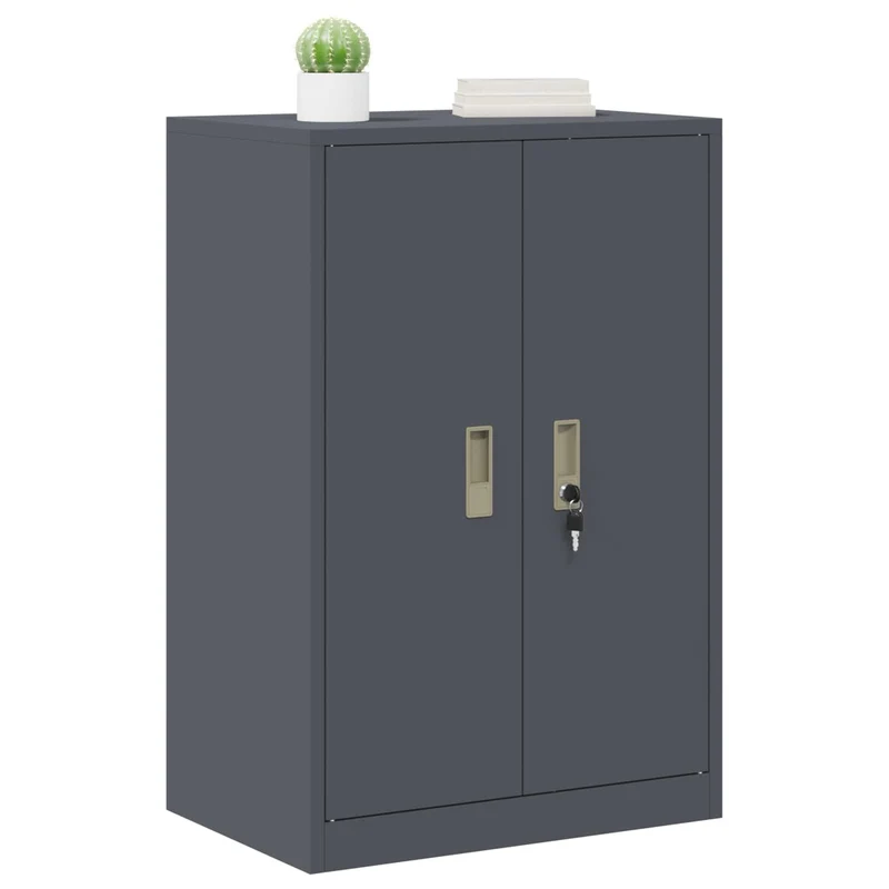 Storage Cabinet Anthracite 60 x 40 x 90 cm Steel