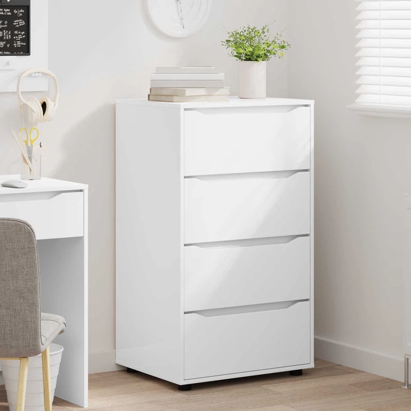 Storage Cabinets 60 x 48 x 105 cm Engineered Wood White