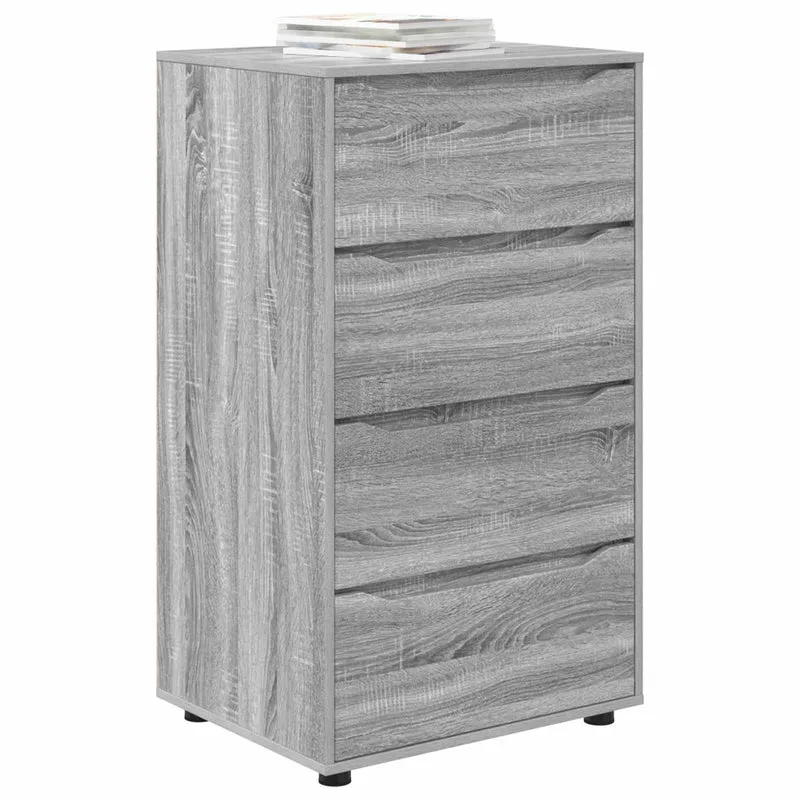 Storage Cabinets 60 x 48 x 105 cm Engineered Wood Grey Sonoma