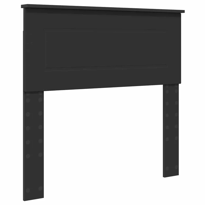Daybed with Drawer Manual Black 75 x 190 cm Engineered Wood