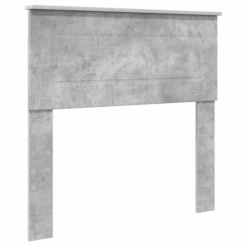 Daybed Concrete Grey and Black 70 x 190 cm Engineered Wood