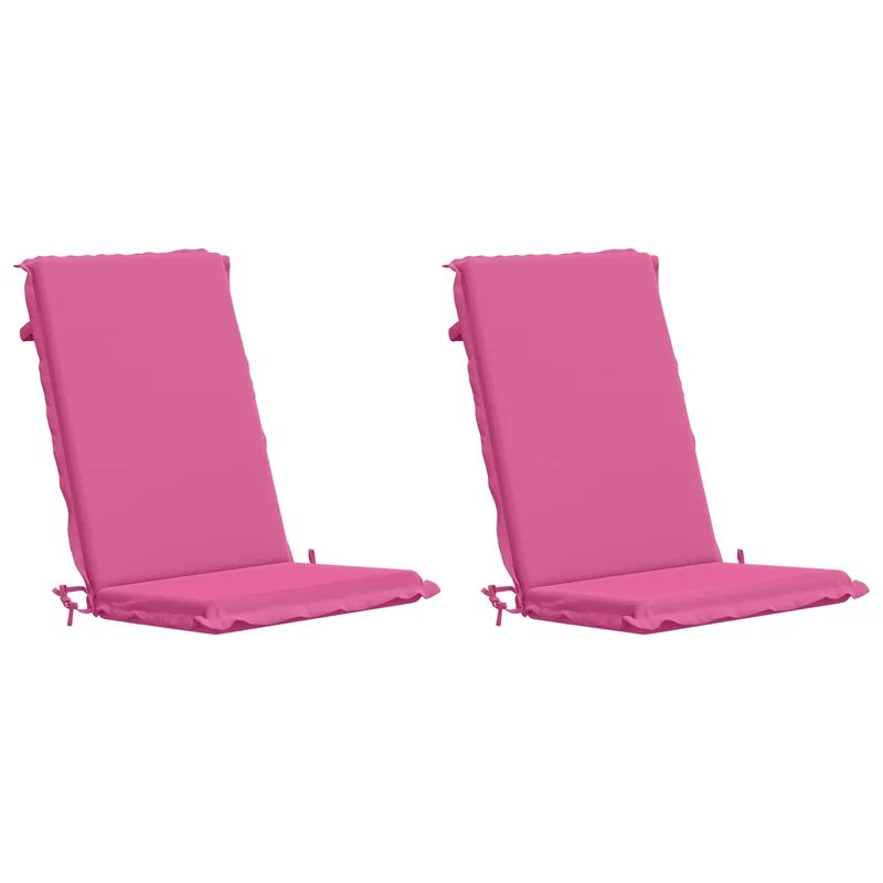 High Back Chair Cushion GEMERT 2 pcs 100% Polyester Pink
