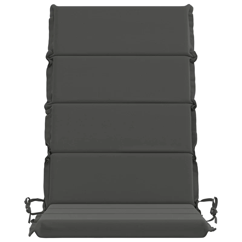 High Back Chair Cushion GEMERT 6 pcs 100% Polyester Anthracite
