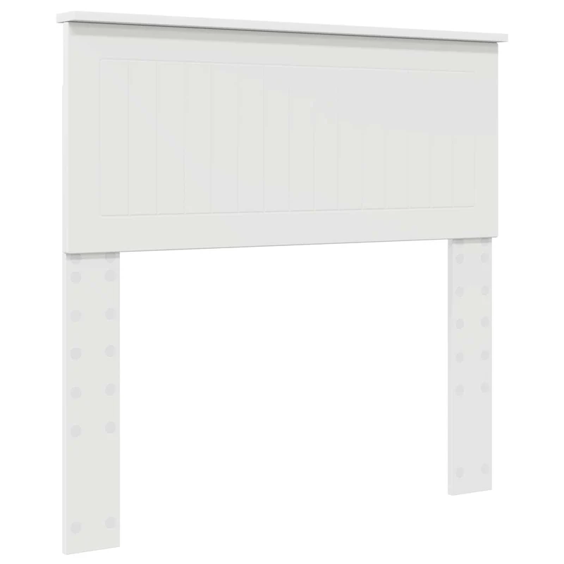 Bed Frame with Drawer White 90 x 200 cm Engineer Wood