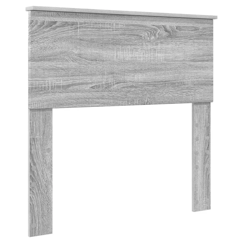Bed Frame with Drawer Grey Sonoma 90 x 200 cm Engineer Wood