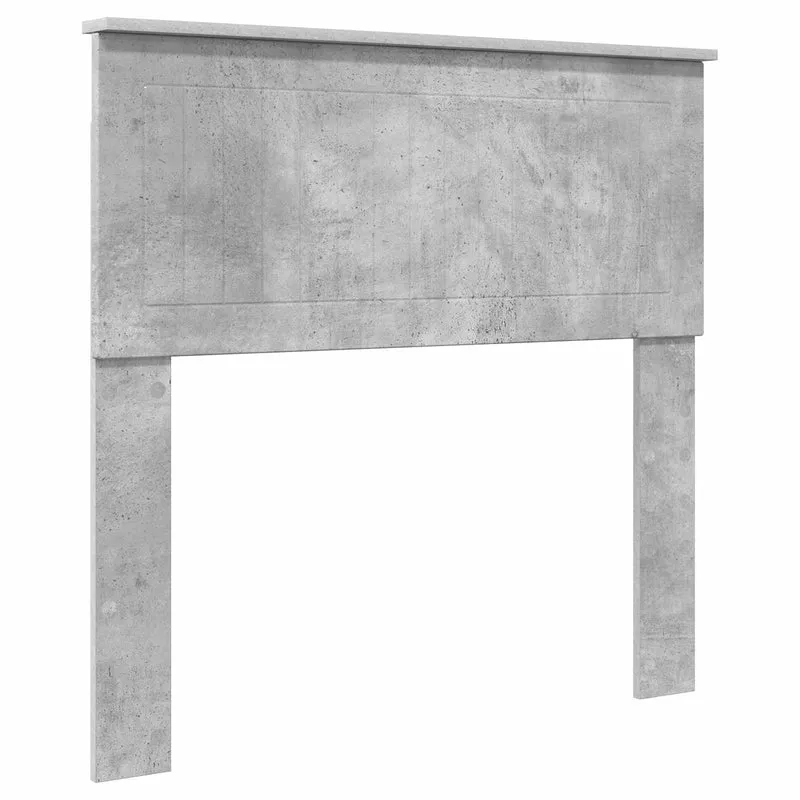 Bed Frame with Drawer Concrete Grey 90 x 190 cm Engineer Wood