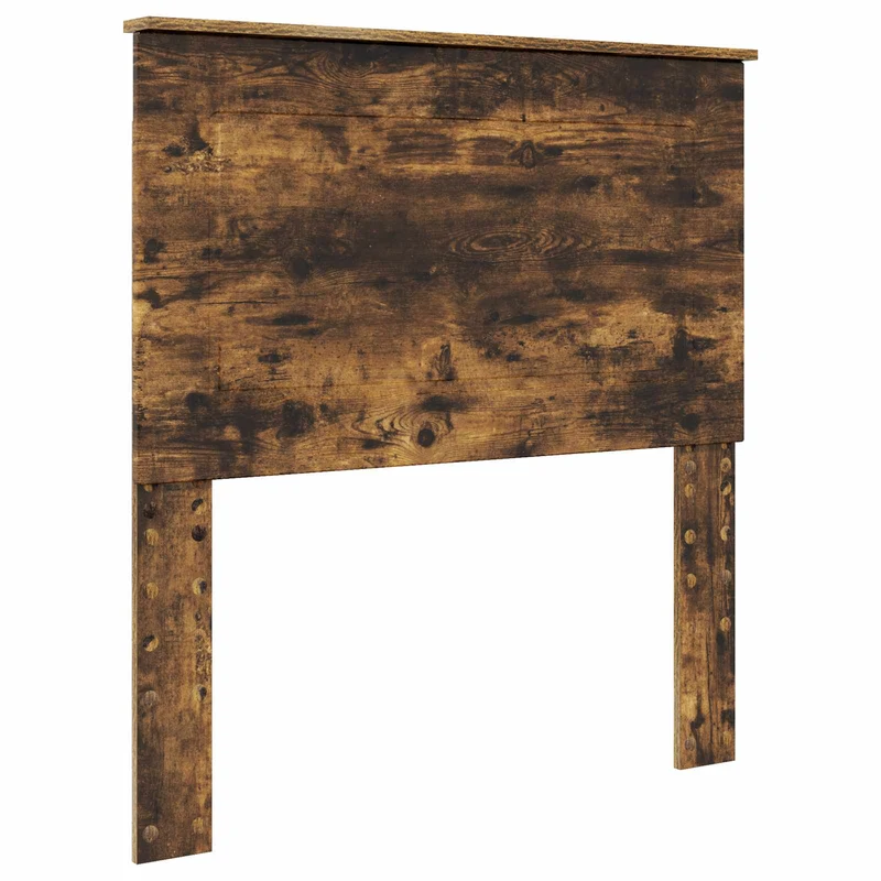Bed Frame with Drawer Smoked Oak 90 x 190 cm Engineer Wood
