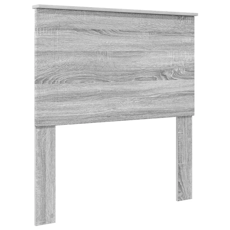 Bed Frame with Drawer Grey Sonoma 90 x 190 cm Engineer Wood