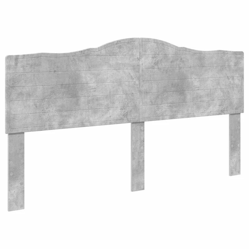 Bed Frame with Drawer Concrete Grey 200 x 200 cm Engineer Wood