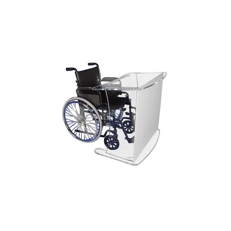 Pupitre PMR pour personnes à mobilité réduite, accessible en fauteuil