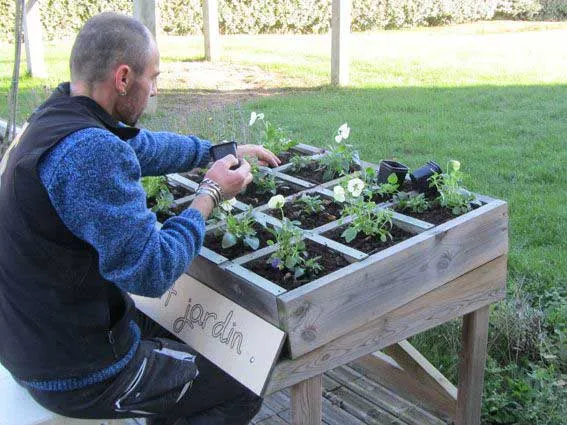 Jardinière pédagogique PMR Mon petit jardin