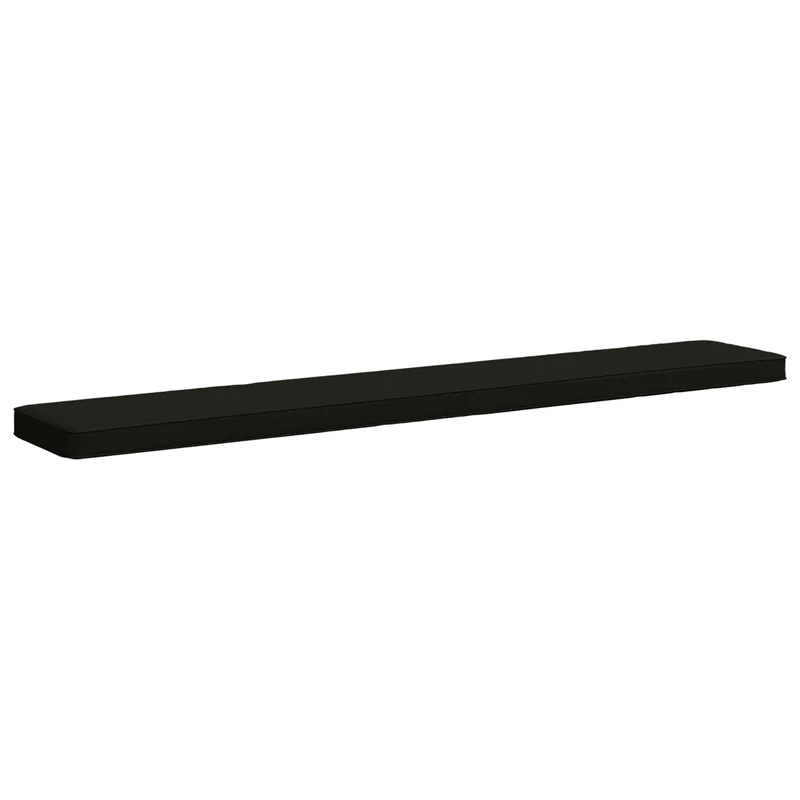 2-Piece Bench Cushions VUGHT 2 pcs 100% Polyester Black