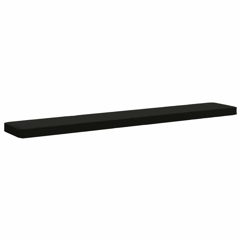 1-Piece Bench Cushion VUGHT 100% Polyester Black