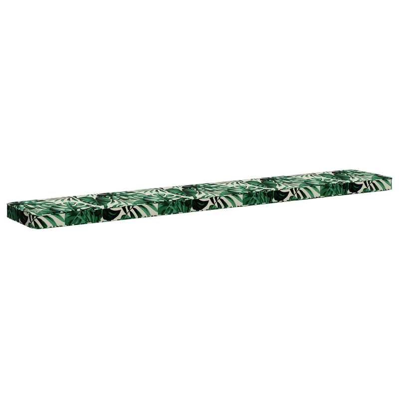 2-Piece Bench Cushions VUGHT 2 pcs 100% Polyester Leaf Pattern