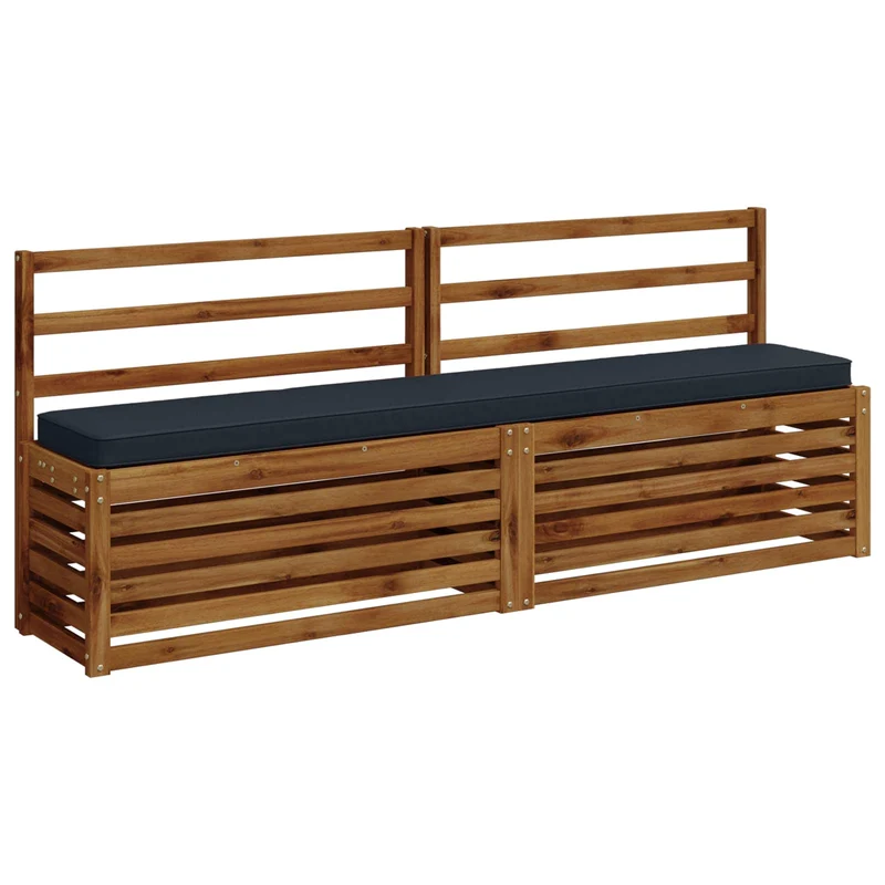 1-Piece Bench Cushion VUGHT 100% Polyester Dark Blue
