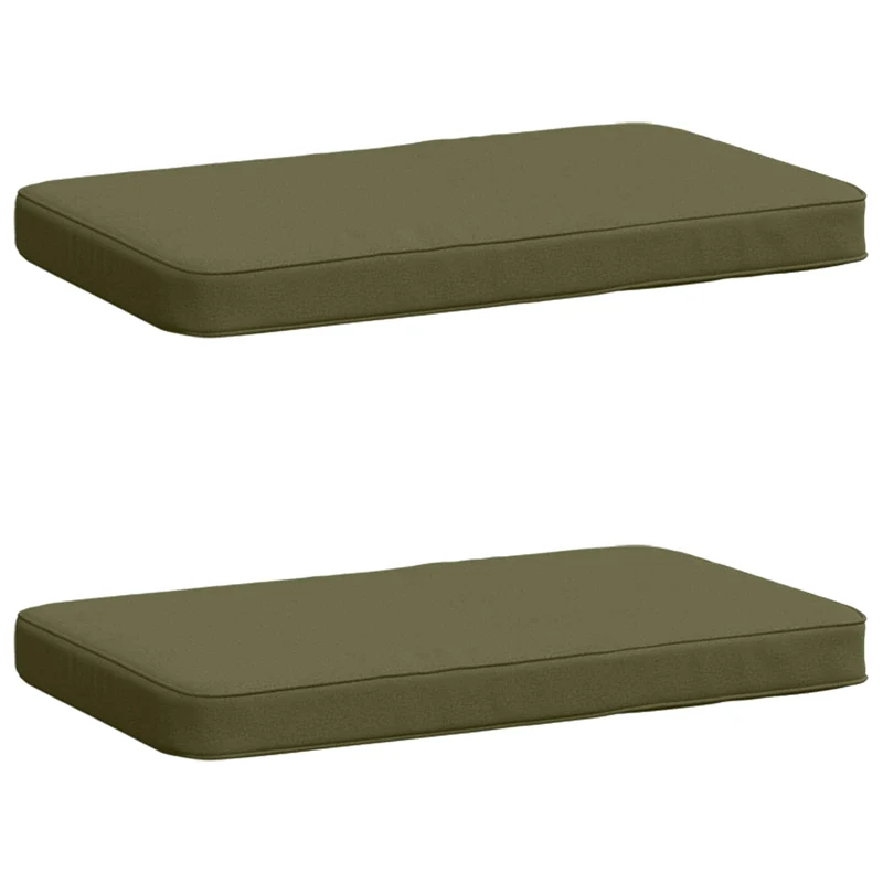 2-Piece Bench Cushions VUGHT 2 pcs 100% Polyester Olive Green