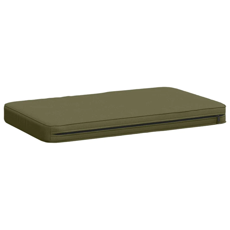 2-Piece Bench Cushions VUGHT 2 pcs 100% Polyester Olive Green