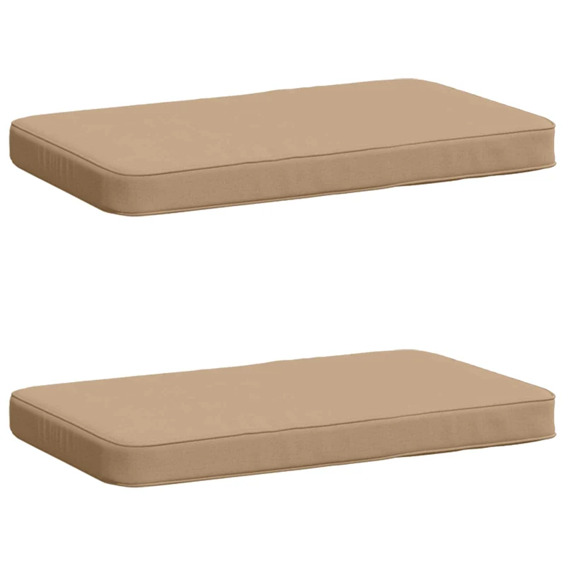 2-Piece Bench Cushions VUGHT 2 pcs 100% Polyester Sand