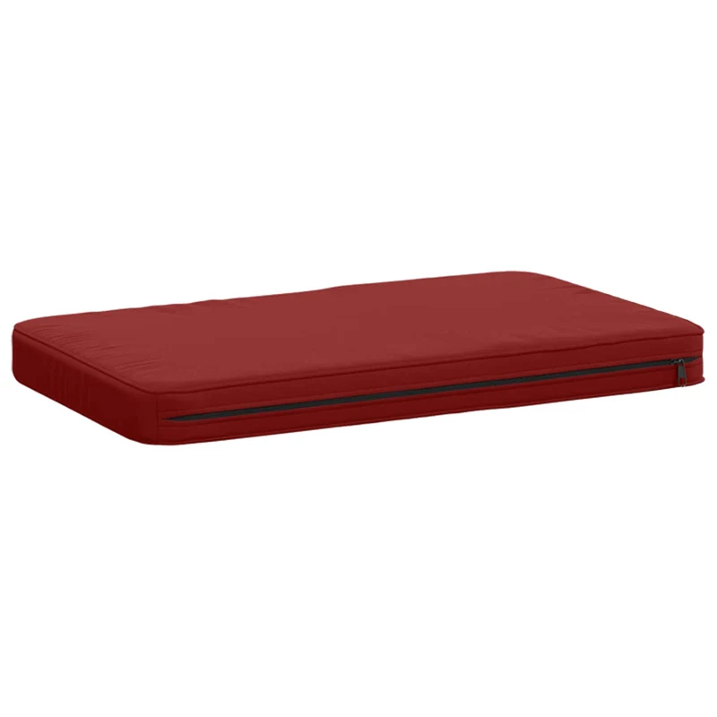 2-Piece Bench Cushions VUGHT 2 pcs 100% Polyester Wine Red