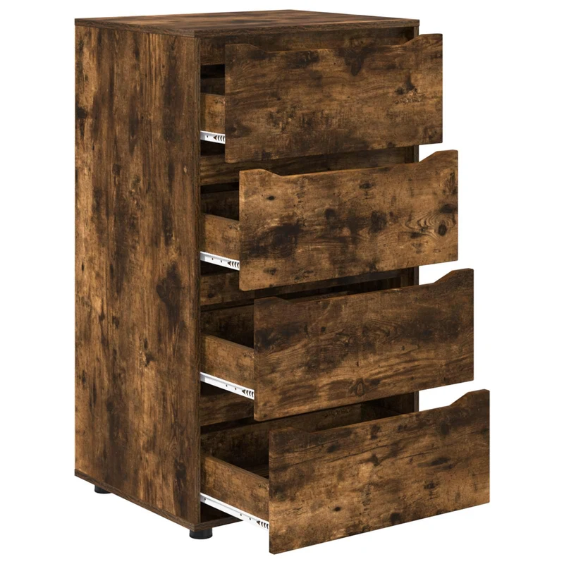 Storage Cabinets 60 x 48 x 105 cm Engineered Wood Smoked Oak