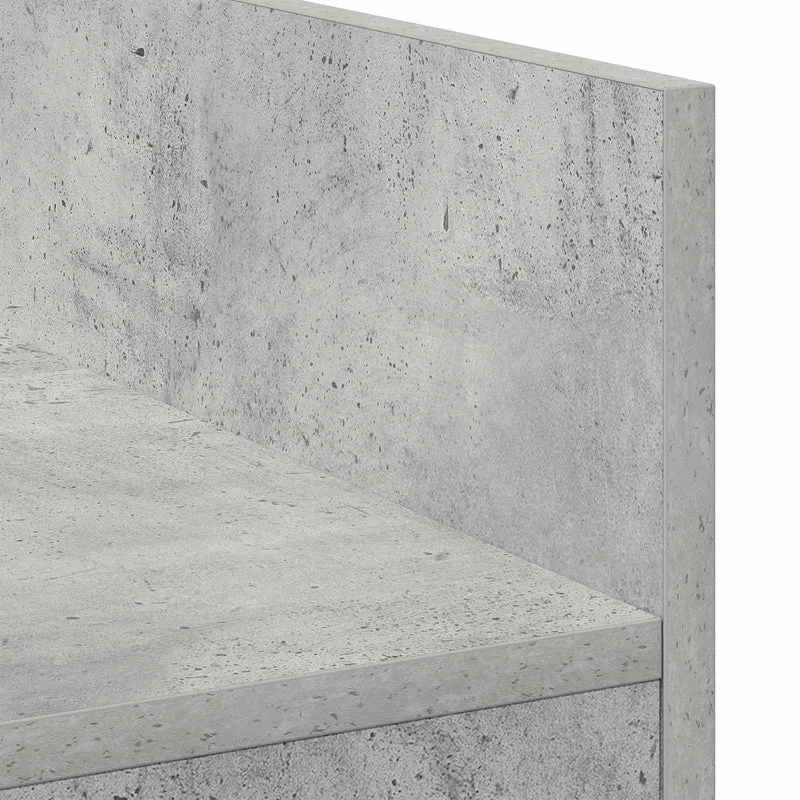 DJ Table Concrete Grey 82 x 45 x 102 cm Engineered Wood