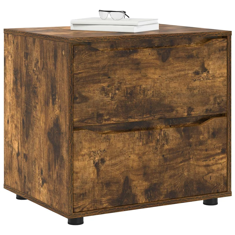 Storage Cabinet 60 x 48 x 57 cm Engineered Wood Smoked Oak