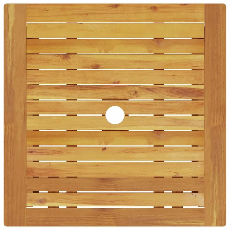 Folding Bistro Set 3 pcs Brown Solid Acacia Wood