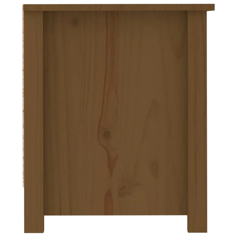 Shoe Cabinet Honey Brown 110x38x45,5 cm Solid Wood Pine