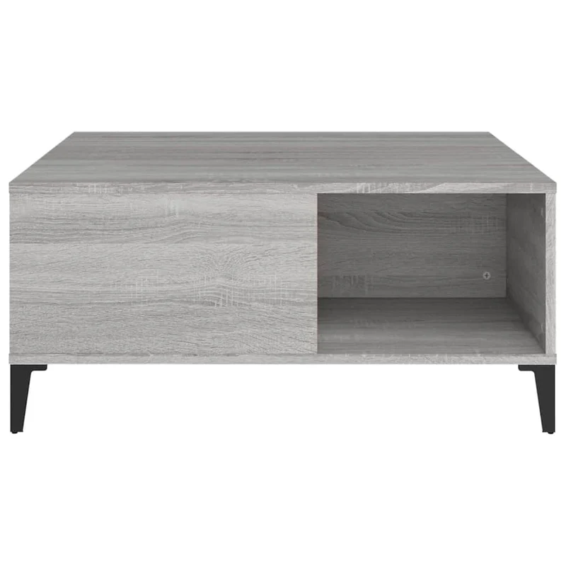 Coffee Table Grey Sonoma 80x80x36,5 cm Engineered Wood