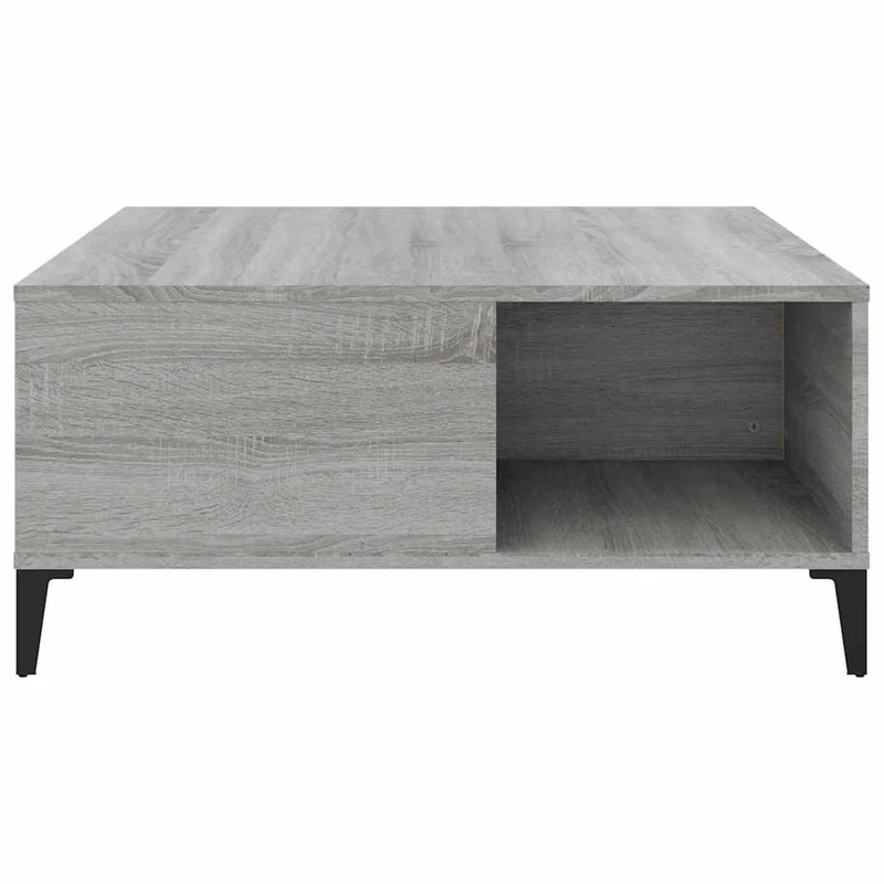Coffee Table Grey Sonoma 80x80x36,5 cm Engineered Wood