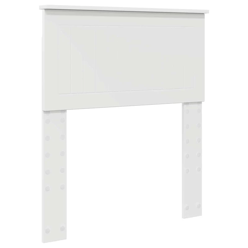 Bed Frame with Drawer White 75 x 190 cm Engineer Wood