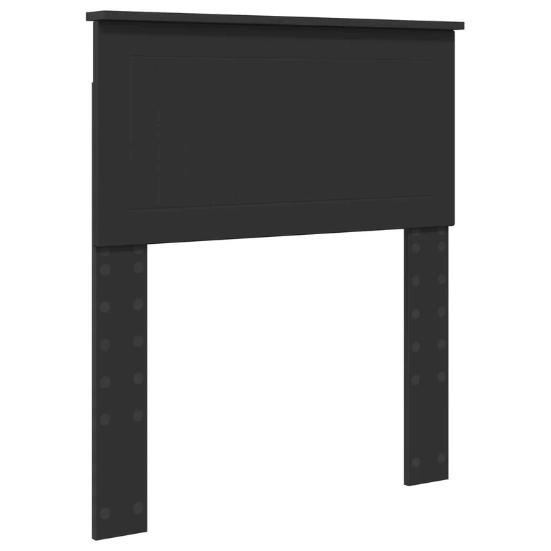 Bed Frame with Drawer Black 75 x 190 cm Engineer Wood