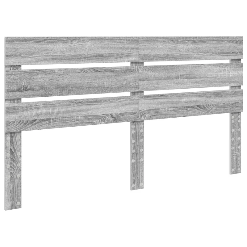 Bed Frame with Drawer Grey Sonoma 200 x 200 cm Engineer Wood