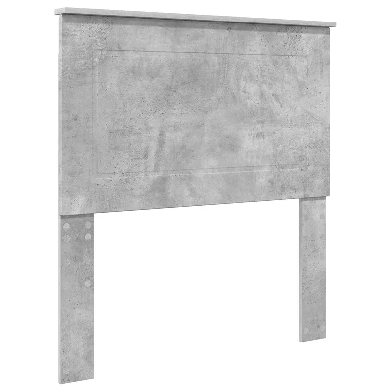 Bed Frame with Drawer Concrete Grey 90 x 200 cm Engineer Wood