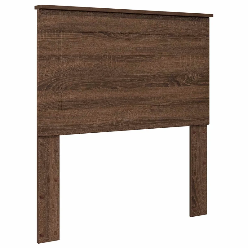 Bed Frame with Drawer Brown Oak 75 x 190 cm Engineer Wood