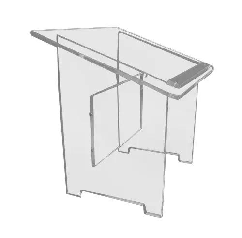 Pupitre de table en plexiglas, plateau 50 × 40 cm