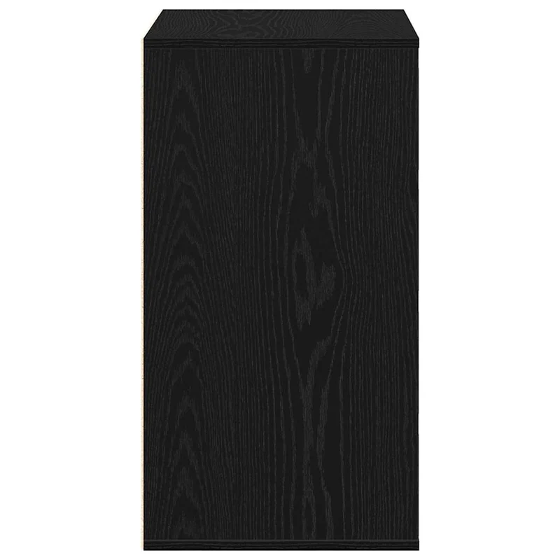 Drawer Cabinet 3-Drawer Black 60 x 41 x 76 cm Engineered Wood