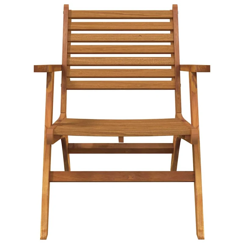 316252 vidaXL Garden Chairs 2 pcs Solid Acacia Wood